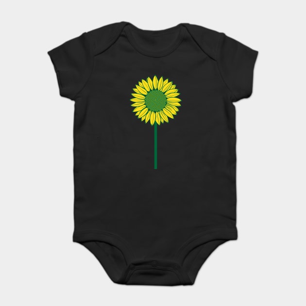 Sunflower Baby Bodysuit by CreativeSage